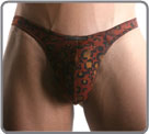 Brown veil, Leopard printed pattern, very fine. Veil lined front pouch.
