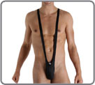 Bodystring bretelle, mati�re polyamide tr�s extensible et fluide. Pas d'ouverture � l'entre-jambes. Non doubl�e devant.