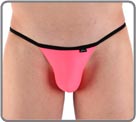 Intense fluorescent colour. Tanga brief, string brief with flat elastic like...
