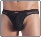 100% veil black for breathing and semi-transparent underwear. Lined at the front, same material.