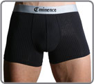 The silvery tones of the modern Silver brand are utterly elegant. The Eminence comfort is brought thanks to the cotton and modal (made from wood) association. Lined at the front. Microfibre metallic effect waistband.