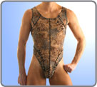 Jungle: Wild, this line leopard links originality and sensuality of the transparent fabric. True underwear for man.