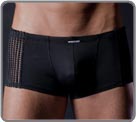 Grid Pants cut. A very qualitative polyamide material. Material stretch black...