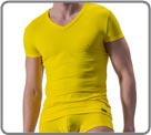 V-neck tee-shirt of the new line M200, more fine and soft material. Optimum comfort