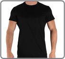 Round neck. New – top of the range mercerized Egyptian cotton T-shirts. High quality rib stitch necklines. For men who like high quality cotton T-shirts and perfect fi nishes