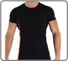 Sprint, coloured in Sensitive polyamide elasthan, enabling excellent skin breathability. A lovely striped waistband with ‘Hom Sport’ silicone lettering for a look that is both sporty and futuristic. Colourful edging effects.
