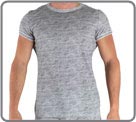 Designed by Baptiste Bera. Baptiste explains : This weave pattern, printed in a trompe l’oeil manner, is a version of the basic jersey knit in a bigger gauge.