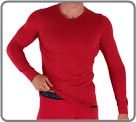 Long sleeves tee-shirt, light and ultra comfortable, cutting curved. Elegant to wear only but also under a jacket or shirt, perfect in all circumstances.