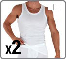 This tank
is made of 100% pure cotton, ensuring smoothness, freshness and a comfortable fit. Cup fitted close to the body, well-kept finishes. Pack of 2 pieces.