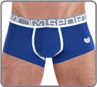 A Hipster polyamid elastane sensitive which allows the skin to breathe and prevents overheating, which is perfect for the sport. Colorful patterns enhanced with white planks, "68" embroidery. Waist band in microfibre grey/white.