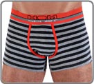 A maxi cotton striped elasthan. Garter waist band HOM SPORT Microfiber hyperdouce. Products in the sport look easy to wear.