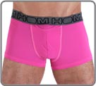 Innovation: Hom launching the horizontal opening in a wide range of colors. A Maxi horizontal opening polyamid elastane sensitive. A silver microfiber waist band takes over the HOM logo.