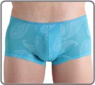 This model is made in a matter as light as a feather, polyamide elastane slightly transparent, providing a true feeling of second skin. Printed from delicate designs Cashmeres.