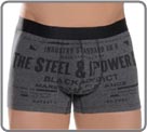 Majority cotton material very comfortable and original industry inspired pattern print onto the garnment already assembled. Microfiber rubber waistband with incrusted logo. Unlined front pouch.
