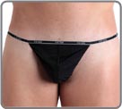 Those who love thongs love the Plume thongs. It is made of a very light voile that makes itself discreet. Sold in lots of two black.