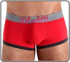 Sensitive polyamid material, properties breathing and anti-heating. Borderings and waist band bring more look to the model. Freshness and the ice floe effect are very tendency.