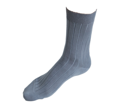 Planet Socks - Mid-calf sock Fil d'Ecosse- Rayures