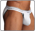 N2N Waist II: Sporting line with sportive and contrasted colors. Logo N2N on the belt. Sexy body hugging fit. Contour pouch enhancement.