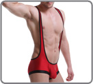 Bodyboxer � bretelles, mati�re synth�tique bord�e de couleur contrast�e. Poche pr�form�e, non doubl�e. Petit logo N2N plac� au dos, entre les �paules. Pas d'ouverture � l'entre-jambes.