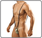 Body string, dans sa version tr�s minimaliste ! Des liens sur les c�t�s peuvent �tre pr�sents ou pas, selon vos envies, pour deux aspects visuels diff�rents. Poche non doubl�e.