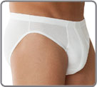 Material 100% cotton mercerized for impeccable comfort and a look. Seam of waistband to the crotch for a perfect daily maintenance. Lined front, same material.