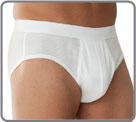 Material 100% cotton mercerized for impeccable comfort and a look. Seam of waistband to the crotch for a perfect daily maintenance. Lined front, same material.