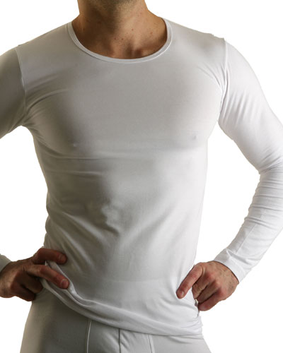 Goldenbay - Long sleeve tee-shirt White Line