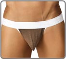 Tanga brief on a light and soft material. The shape of the pouch will bring you a perfect support and a volume effect.