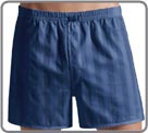Ref. 3829. Timeless fashion - Casual elegant boxershorts. Finest woven pure cotton. Captiving subtle contrast striping. Buttoned fly. 100% cotton.