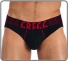 Majority organic cotton, Volumator has an internal foams shape (withdrawable) to form and amplify the round volume of the pouch. Pleasant cotton. GREGG waist band.