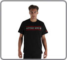 Tee-shirt manches courtes, 100% coton, col rond. Flocage velours davant ANTONIO...