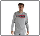 Tee-shirt manches longues, 100% coton, col rond. Flocage velours devant ANTONIO...