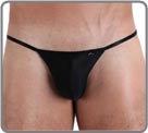 String brief, string brief with flat elastic like tanga, low waist, back just...