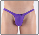 T-Face thong, a mini-thong cut, adjusted, low waist. Material pleasantly front...