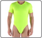 Couleur fluo intense. Dancing T-bodystring, Body string haut tee-shirt col prs...