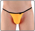 Intense fluorescent colour. Tanga brief, string brief with flat elastic like...