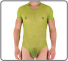 Dancing T-bodystring, Body string round neck tee-shirt top. Cut close to the to...