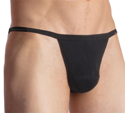 Homme Sous-Vêtements sportif de Haut de jambe taille basse OLAF BENZ hommes Rio Tanga Brief Red 1950
