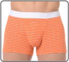 Boxerbrief with beautiful smart stripes in a soft and flexible fabric made of...