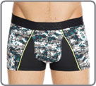 Boxer en matire lgre et extensible avec motif original et design. en maille...