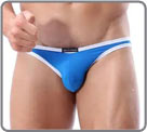 Mini briefs based on a plain material in microfiber very stretchy to fit to A...