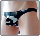 Micro briefs with bulge effect that creates a voluminous effect. Back just for...