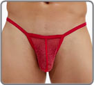 Sexy, minimaliste et semi-transparent, ce string ficelle attire le regard. tr�s...