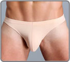Disponible dans plusieurs couleurs intenses, ce mini slip est bas� sur un tissu...