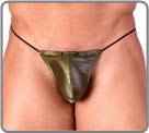 String ficelle T-back pour les amateurs de dessous minimaliste. Version color�e...