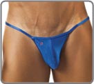 String brief. Half covered back. Surprising and colored underwear...