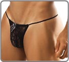 String ficelle T-back pour les amateurs de dessous minimaliste. Version colore...