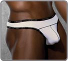 Thong in stretchable and confortable material thanks to cotton and modal. on of...