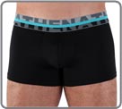 Set of 3 black boxerbriefs made of a second skin microfiber material,  soft and...