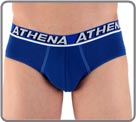 Set of 3 briefs (1 royal blue, 1 black and 1 grey) made of an extra stretch and...